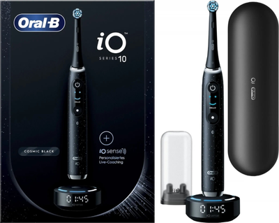 Elektryczna szczoteczka do zębów Oral-B iO Series 10 Cosmic Black + TC