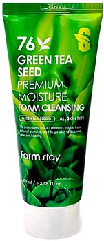 Пінка очищаюча із насінням зеленого чаю FarmStay Green Tea Seed Premium Moisture Foam Cleansing 100ml (841724-874445-2)