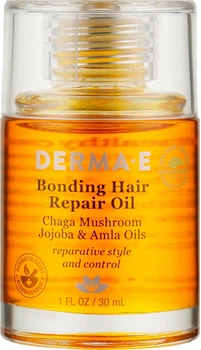 Восстанавливающее средство для волос с маслами чаги, жожоба и амлы Derma E Bonding Hair Repair Oil 30ml (917877-899628-2)