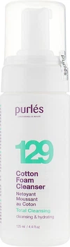 М'яка очищаюча пінка-мус - Purles 129 Total Cleansing Cotton Foam Cleanser 125ml