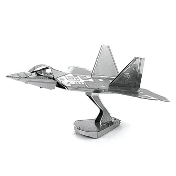 Металлический 3D-пазл AiPin Самолет F-22