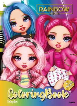 Раскраска со стикерами Ideyka The creative Rainbow (LCB12)