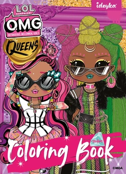 Розмальовка зі стікерами Ideyka L.O.L O.M.G. Queens2 (LCB15)