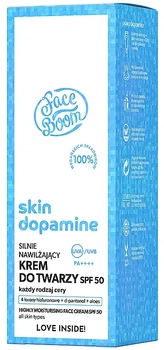 Увлажняющий солнцезащитный крем для лица - FaceBoom Skin Dopamine Highly Moisturising Face Cream SPF 50 40ml (969372-1230766-2)