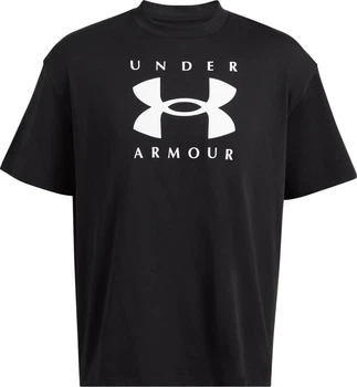 Футболка Under Armour HEAVYWEIGHT BRANDED OVERSIZED черная M 1389146-001