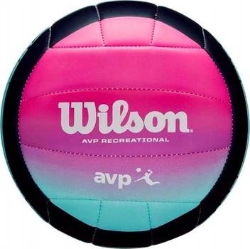 Мяч для пляжного волейбола Wilson AVP OASIS VB розово-голубо-черный Размер 5 WV4006701XBOF