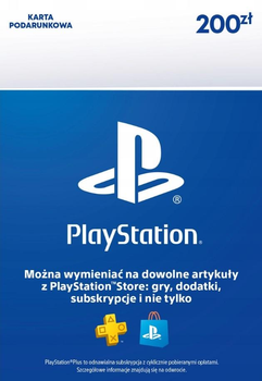 Подарочная карта PlayStation Network Card на сумму 200 PLN, (Регион Польша)
