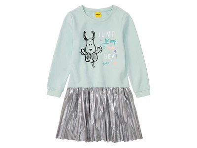 Платье с плиссированной юбкой для девочки Peanuts LIDL 392158 098-104 см (2-4 years) Комбинированный