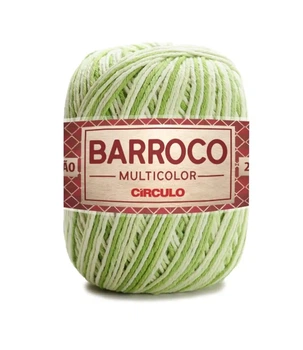 9384 BARROCO MULTICO пряжа (100% бавовна, 200гр. 226м), різнокольоровий