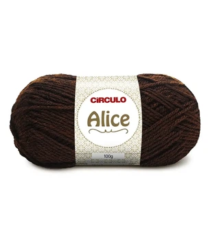 850 ALICE пряжа (50% акріл, 50% поліестер, 100гр. 200м. ), коричневий