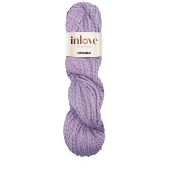 6802 INLOVE пряжа 100% COTTON 125 м/100 г., фіолетовий/бузковий