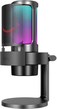 Mikrofon pojemnościowyFifine A8 RGB Black (4820216972078)