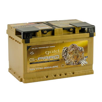 Аккумулятор G-Pard Gold 77 Ah/12V "0" (+ справа)
