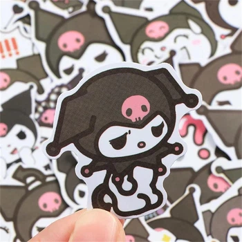 Наліпки Kuromi 50 шт Sanrio аніме для ноутбука гітари телефона валізи блокнота водонепроникні Kawaii Кавайні іграшки