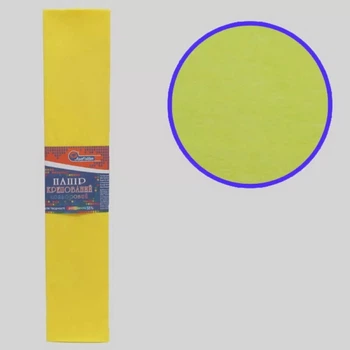 Гофропапір Жовтий 50*200см, 55%, арт. KR55-8030