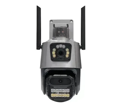 Камера відеоспостереження P11 9533 Wi-Fi 6 mp, на 2 лінзи, чорна