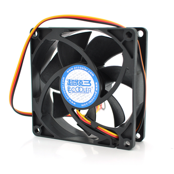 Кулер корпусной Pccooler F82, 3-pin + MOLEX, RPM 1400±10%