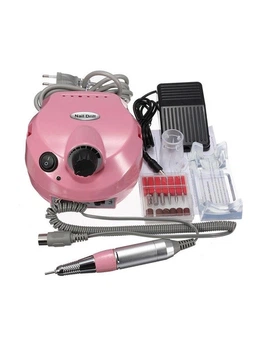 Фрезер для манікюру Nail Drill DM-202 на 65 Вт, 35000 об/хв рожевий