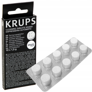 Tabletki czyszczące do ekspresów Krups XS3000