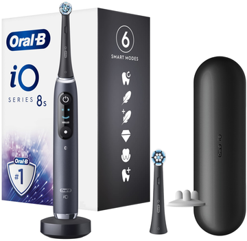 Elektryczna szczoteczka do zębów Oral-B iO Series 8S Czarna + Brush Head + TC