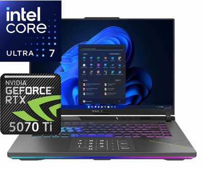 Ноутбук (2024) ігровий ASUS ROG Strix G16 Ultra 7-255HX/ 64GB / 1TB+1TB/ Win11x Licensed/ RTX5070Ti / 16" 165Hz