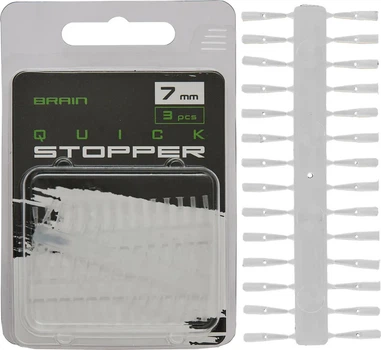 Стопоры для бойлов Brain Quick Stopper 7mm (3 шт/уп) SGXA-9012-7 (1858-25-23)