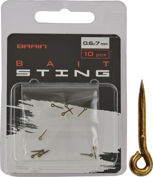 Стопори для бойлів Brain Bait Sting 0.6x7mm (10 шт/уп) SGXA-ST02H-4 (1858-24-86)