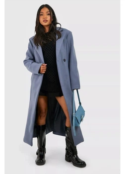 Пальто boohoo 38 Темно-серый GZZ68859