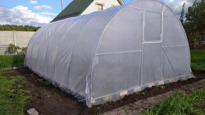 Теплиця 4x6 м під плівку UV-4 100 мкм труба 20х20 мм "Косиця" Преміум