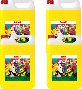 Letni płyn do spryskiwaczy Sonax Lemon 4 l 4 szt. (4056554010060)