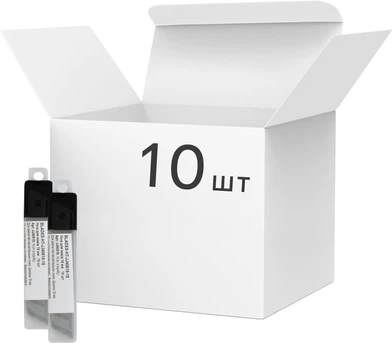 Упаковка лез для ножів H-Tone 18 мм 10 шт х 10 упаковок (JJ40619)