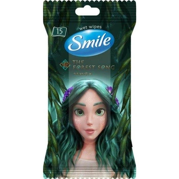 Серветки вологі SMILE Baby 15 штук, єврослот, асорті