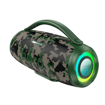 Беспроводная колонка HOCO Surge outdoor BT speaker HA4 mini, BT5.4, TF, USB, AUX, FM, TWS, 15W*2, 3000mAh, 4h, Camouflage-Green