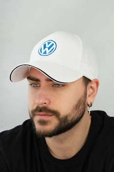 Бейсболка мужская Braxton Volkswagen g белый (1684)