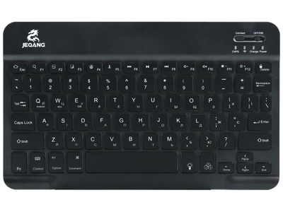 Клавиатура беспроводная JEQANG JB-332 (JB-330) bluetooth backlight Черный