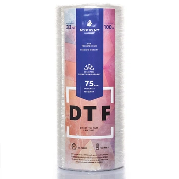 Пленка для DTF печати My Print Hot/Cold Peel, рулон 0,33*100 м (8093)