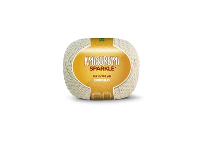 20 AMIGURUMI SPARKLE 80 (98% хлопок, 2% металік 80 г.149 м.)