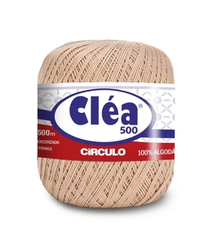 7650 CLEA 500 пряжа (100% мерс.бавовна, 76гр. 500м. ), бежевий