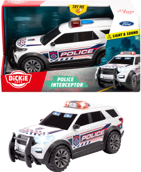 Игрушечный автомобиль Dickie Toys Полиция Ford со звуковым и световым эффектом 28 см (3714025)