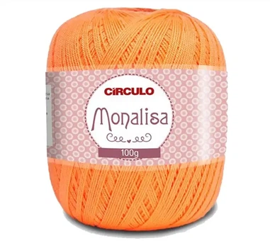 782 MONALISA пряжа (100%акріл, 100гр. 525м. ), жовтогарячий