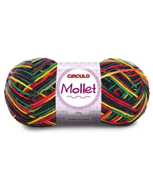9294 MOLLET пряжа пряжа (100% акрил, 100гр, 200м), різнокольоровий