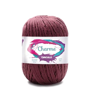 7311 CHARME пряжа (100% мерс.бавовна, 150гр. 396м. ), коричневий