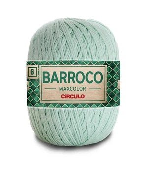 2204 BARROCO MAXCOLOR 6 пряжа (100% бавовна, 200гр. 226м.), мятний