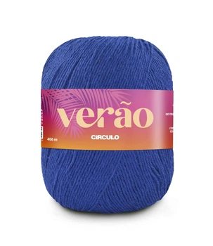 2775 VERAO пряжа (50% бавовна, 50%поліестер, 150гр. 406м. ), синій