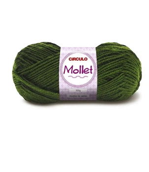 447 MOLLET пряжа пряжа (100% акрил, 100гр, 200м), хакі