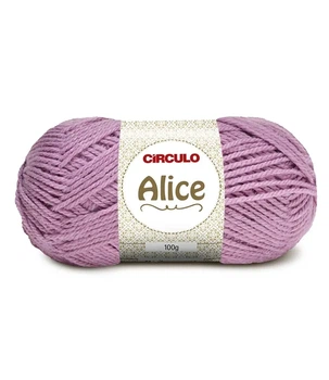 649 ALICE пряжа (50% акріл, 50% поліестер, 100гр. 200м. ), фіолетовий/бузковий