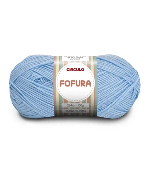 2253 FOFURA пряжа (100% акрил, 100гр. 254м ), блакитний