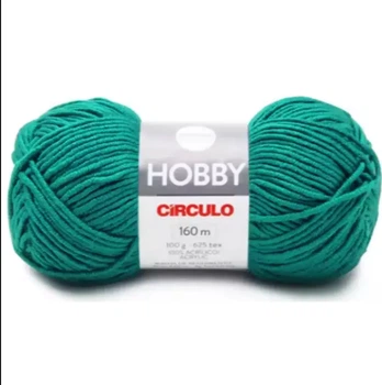 5299 HOBBY пряжа (100% акріл, 100гр. 160м), синьо-зелений