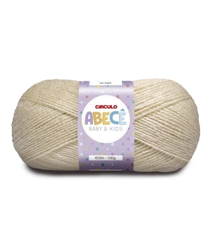 8176 ABECE пряжа (100% акріл, 100гр. 430м. ), білий