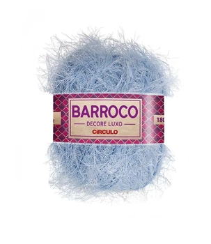 2012 BARROCO DECORE LUXO пряжа (53% бавовна, 47% поліестер, 280гр. 180м. ), блакитний